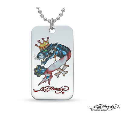 Eredeti Ed Hardy®  - Koronás Párduc - Medál Lánccal