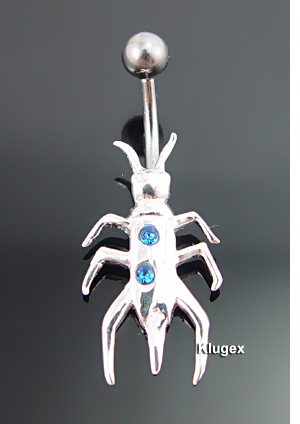 Ezüst Piercing Cirkóniával
