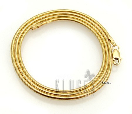 14K Arany-diffúziós Kígyó Lánc 40 CM