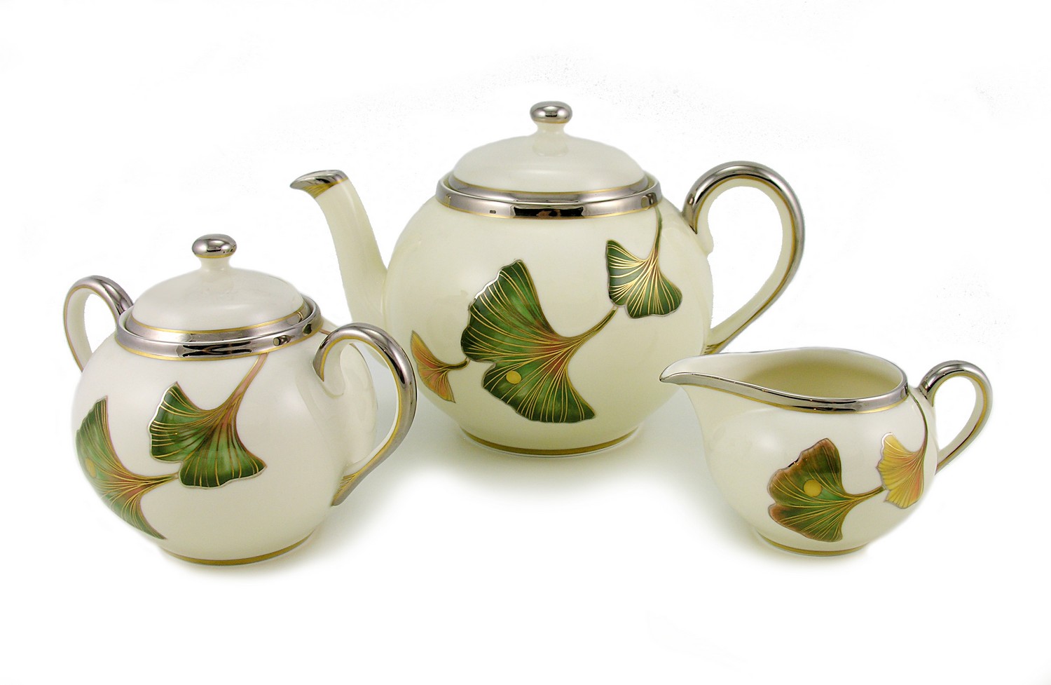 Zsolnay Porcelain Autumn Decor Tea Set eBay