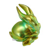 Zsolnay Eosin Bunny With Brunch Figurine