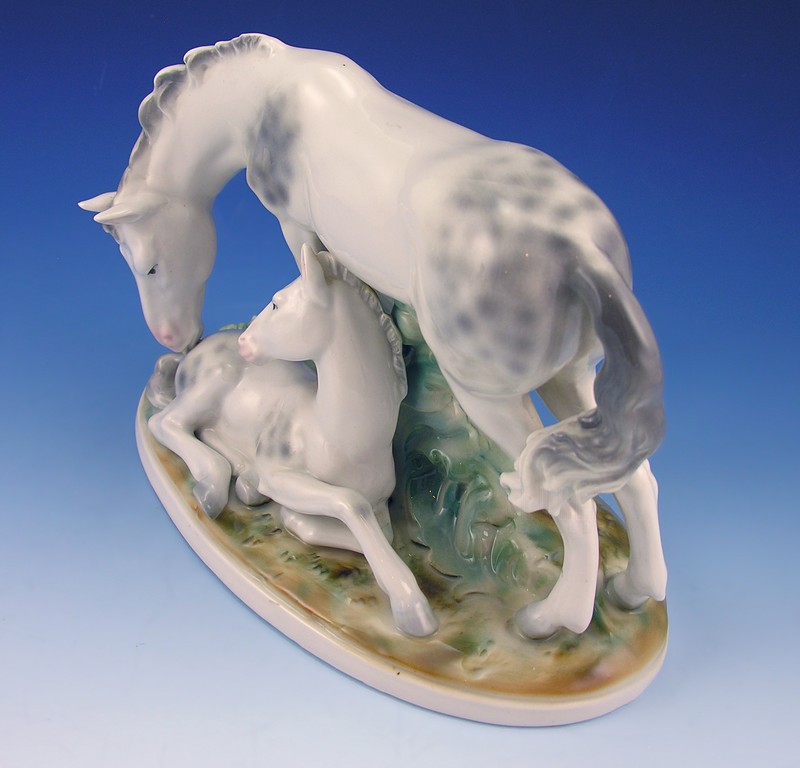 german porcelain horse figurine